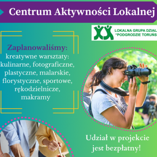 Zapraszamy do udziału w projekcie Centrum Aktywności Lokalnej!