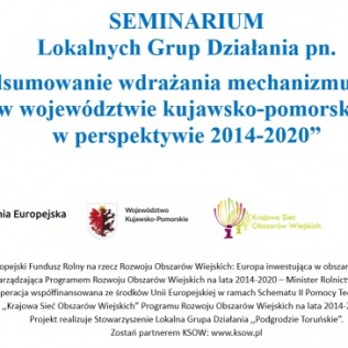 Seminarium Lokalnych Grup Działania woj. kujawsko-pomorskiego 2023
