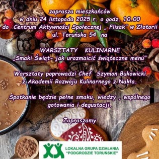 Warsztaty kulinarne ,,Smaki Świąt - jak urozmaicić świąteczne menu"